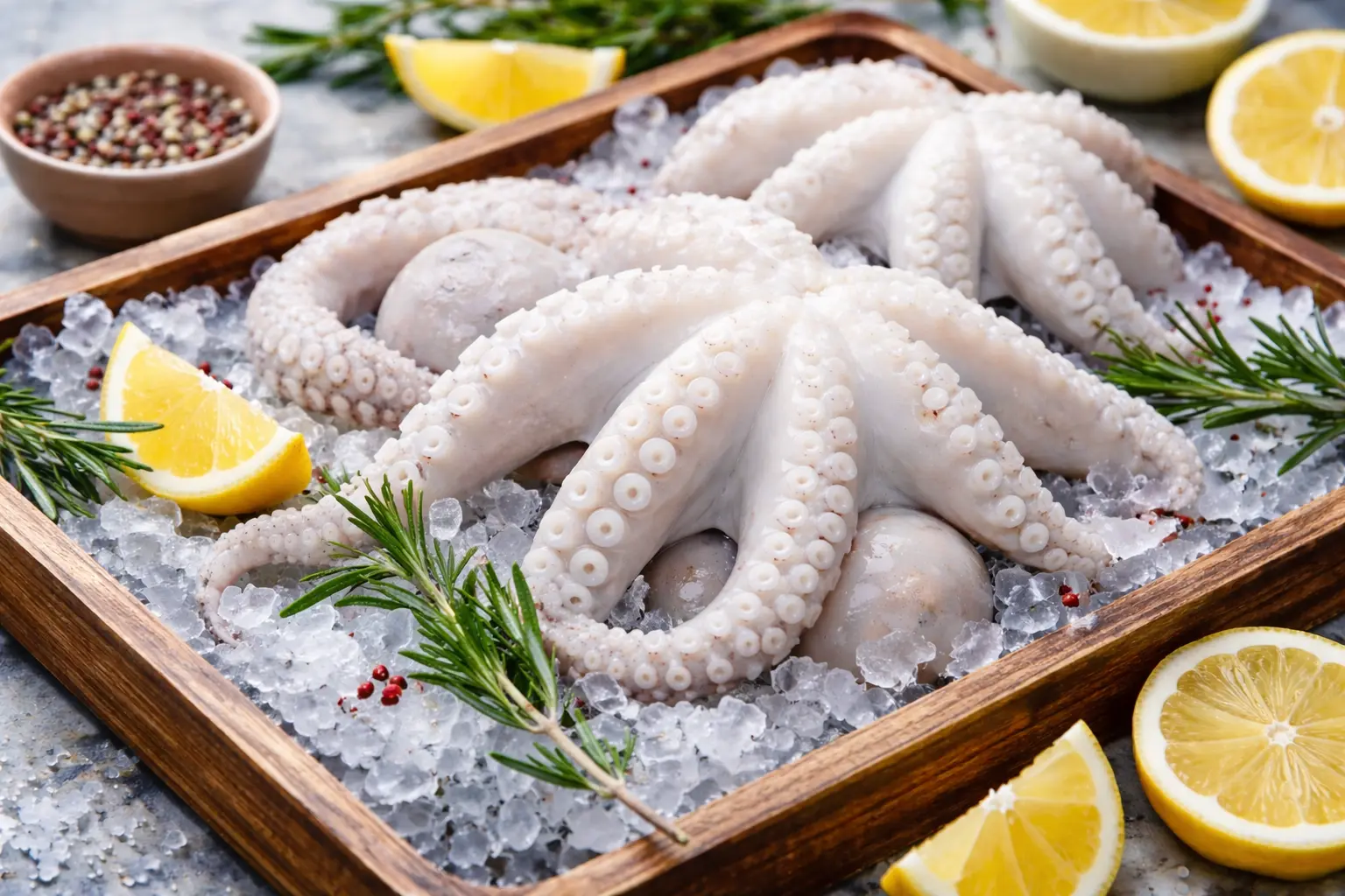 Poulpe de Mauritanie congelé — exportateur B2B Mauritania Octopus Export